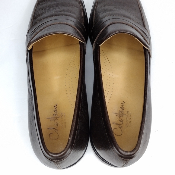 Cole Haan Nike Air Men\'s Brown Leather Office Penny Slip On Loafers Size 11.5 main image 5